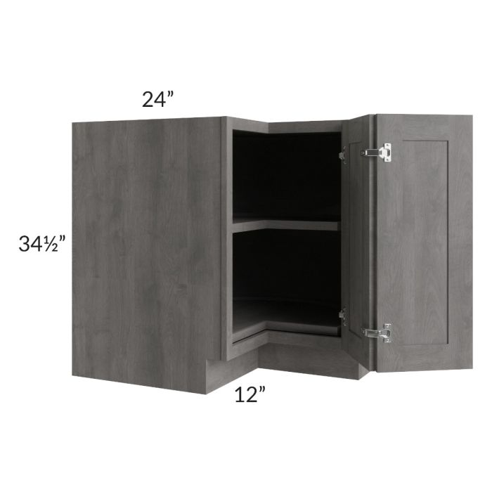Providence Slate Grey 36" Lazy Susan Base Cabinet 