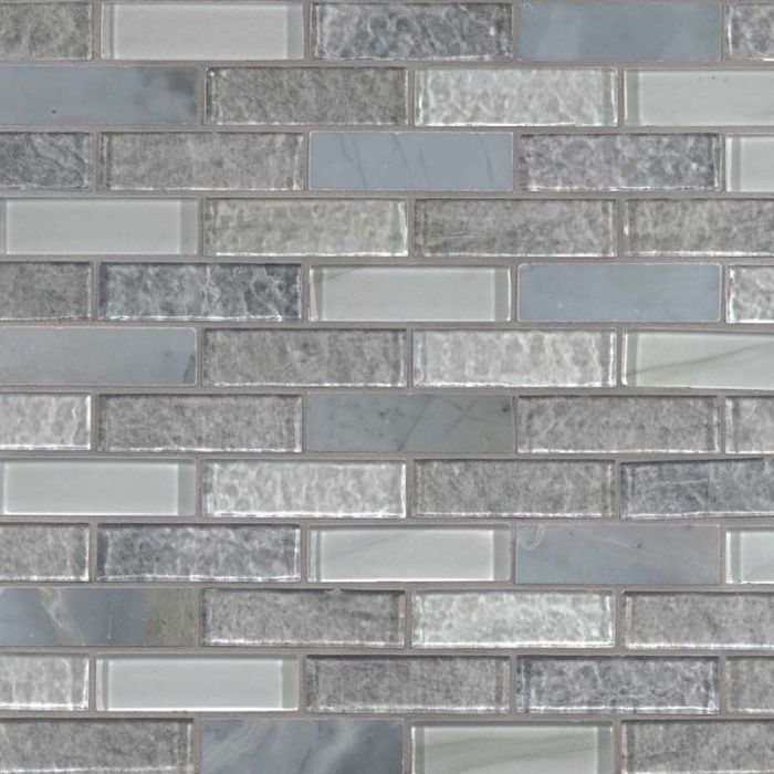 Lupano Glass Stone Blend 8mm Mosaic Tile