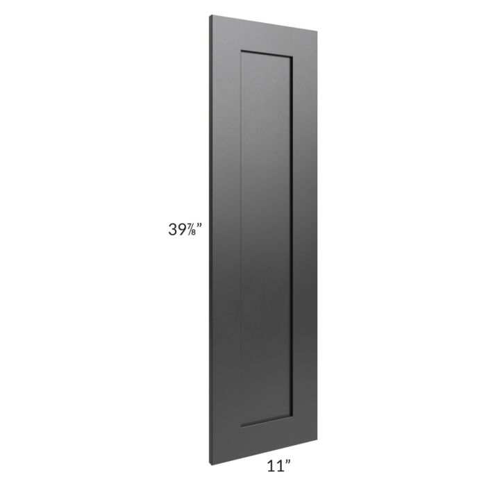 Onyx Black Shaker 12x42 Wall Decorative Panel