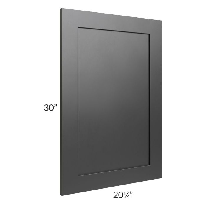 Onyx Black Shaker 20x30 Vanity Decorative End Panel