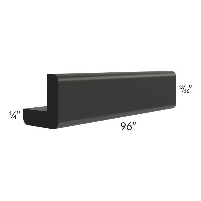 Onyx Black Shaker 8' Outside Corner Molding