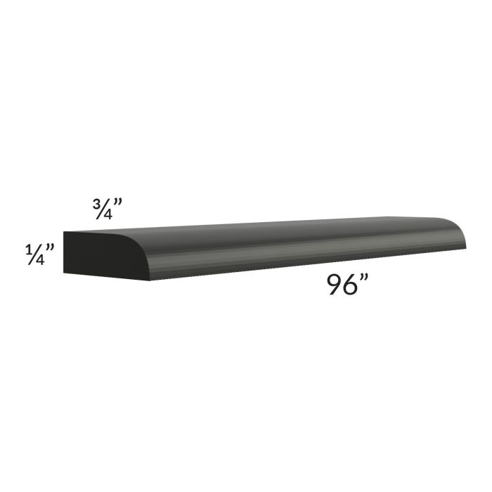 Onyx Black Shaker 8' Scribe Molding