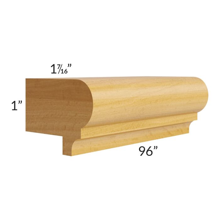 Glazed Praline 8' Light Rail Molding