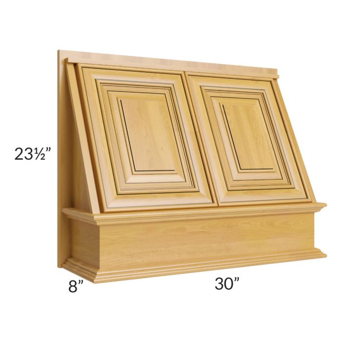 Glazed Praline 30" Range Hood Front