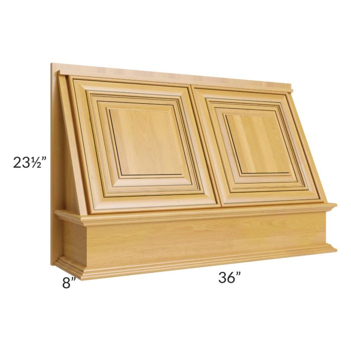 Glazed Praline 36" Range Hood Front