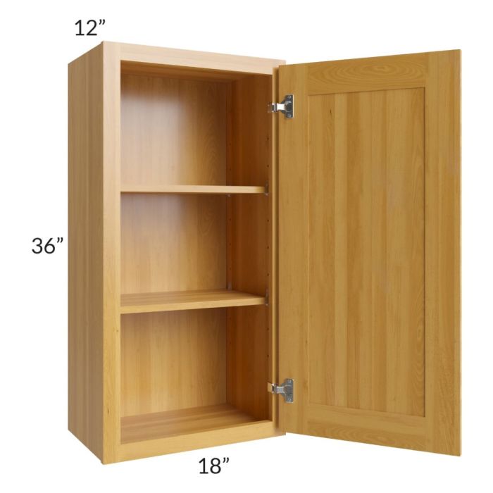 Glazed Praline 18x36 Wall Cabinet