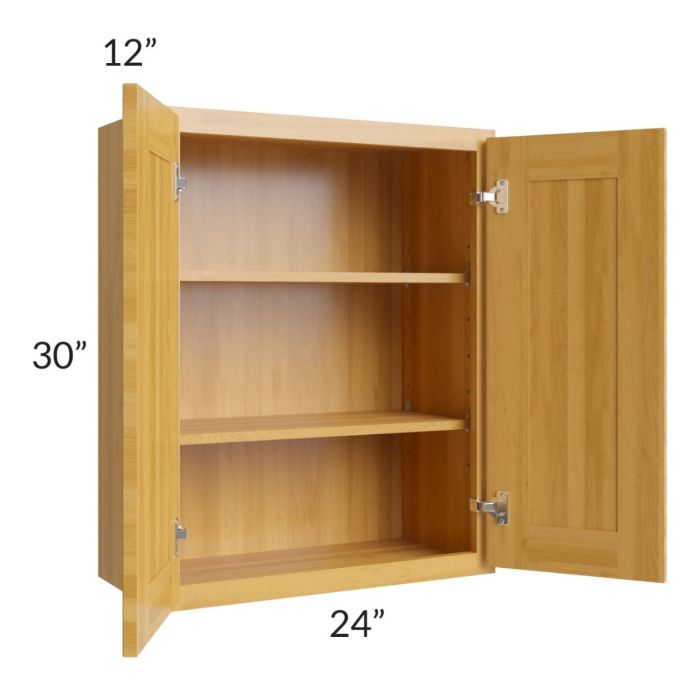 Glazed Praline 24x30 Wall Cabinet