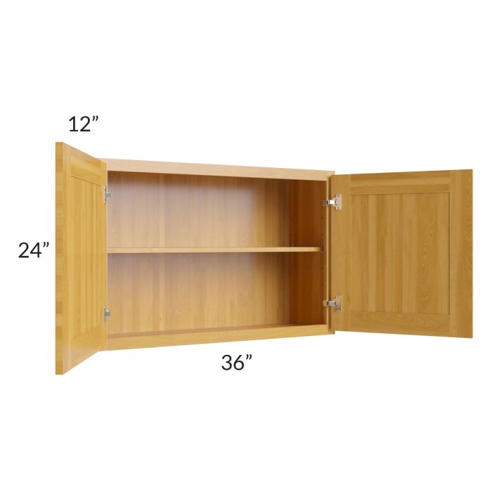 Glazed Praline 36x24 Wall Cabinet