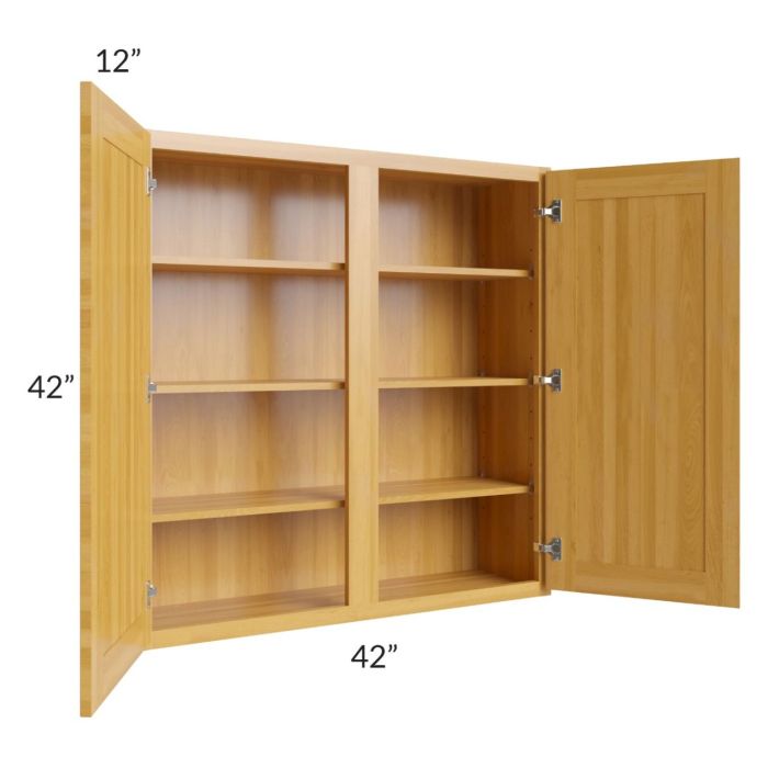 Glazed Praline 42x42 Wall Cabinet