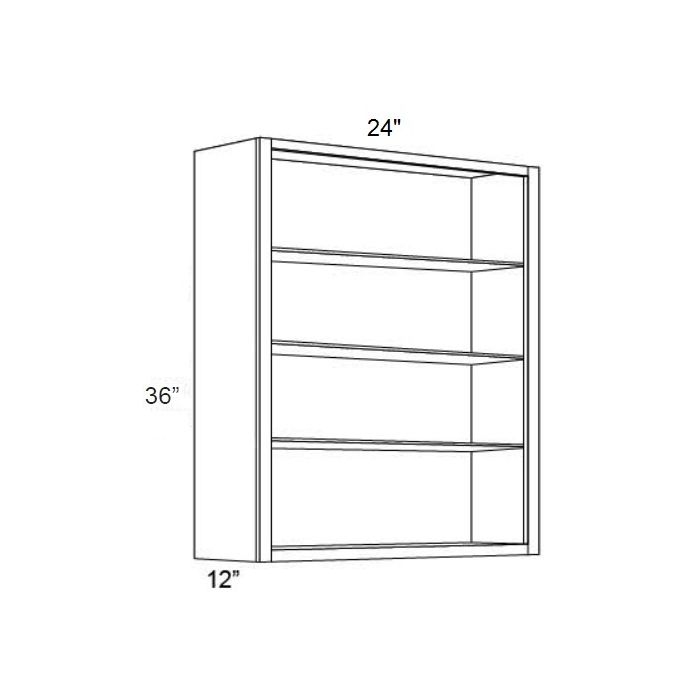 24x36 Wall Cabinet (No Doors) To Be Used With Glass Doors