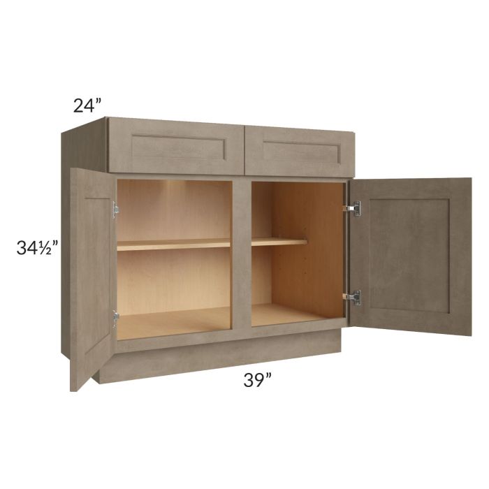 Cobblestone Grey 39" Base Cabinet