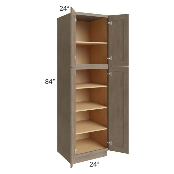 Cobblestone Grey 24x84 Utility Cabinet
