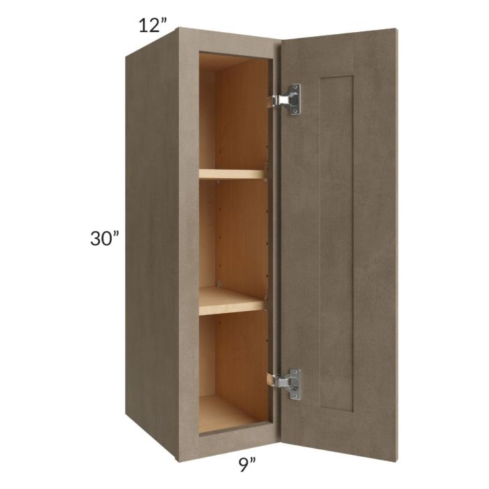 Cobblestone Grey 09x30 Wall Cabinet