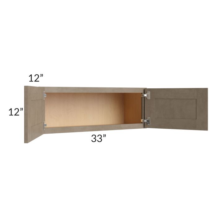 Cobblestone Grey 33x12 Wall Cabinet