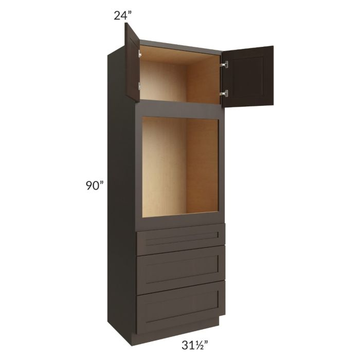 Southport Espresso Shaker 31.5x90 Oven Cabinet