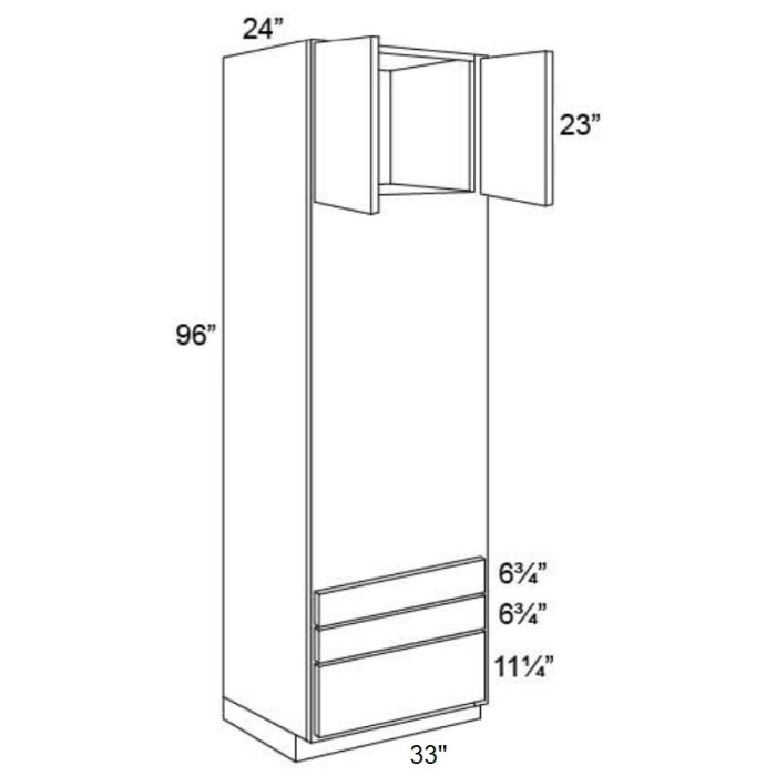 33x96 Oven Cabinet