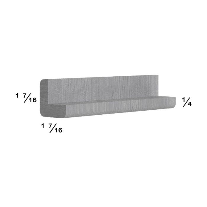 Euro Grey 96" Outside Corner Moulding