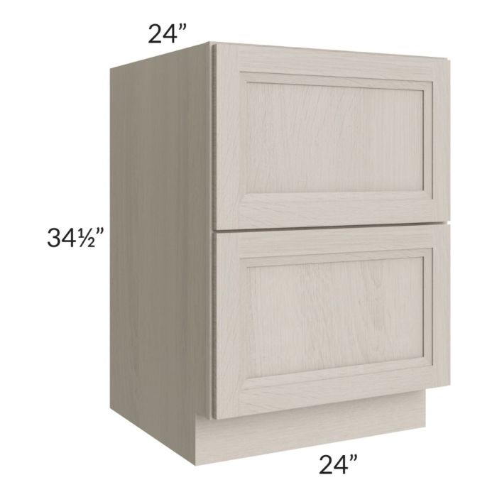 Catalina Mist 24" 2-Drawer Base Cabinet