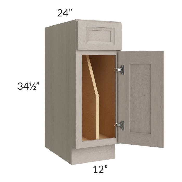 Catalina Mist 12" Tray Divider Base Cabinet