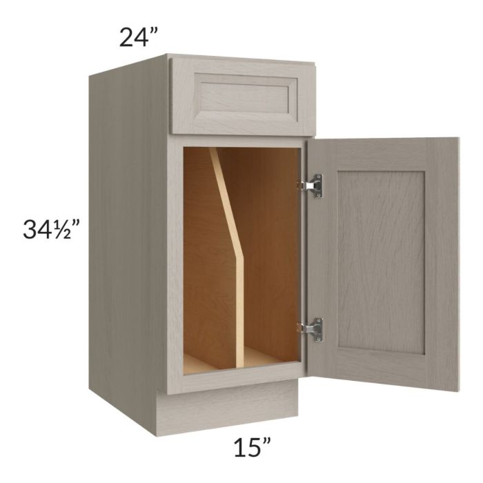 Catalina Mist 15" Tray Divider Base Cabinet