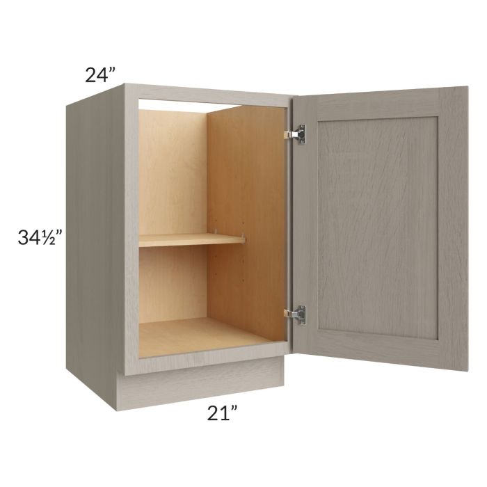 Catalina Mist 21" Full Height Door Base Cabinet