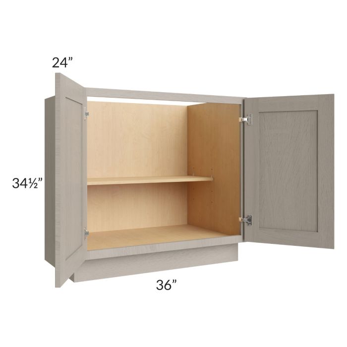 Catalina Mist 36" Full Height Door Base Cabinet