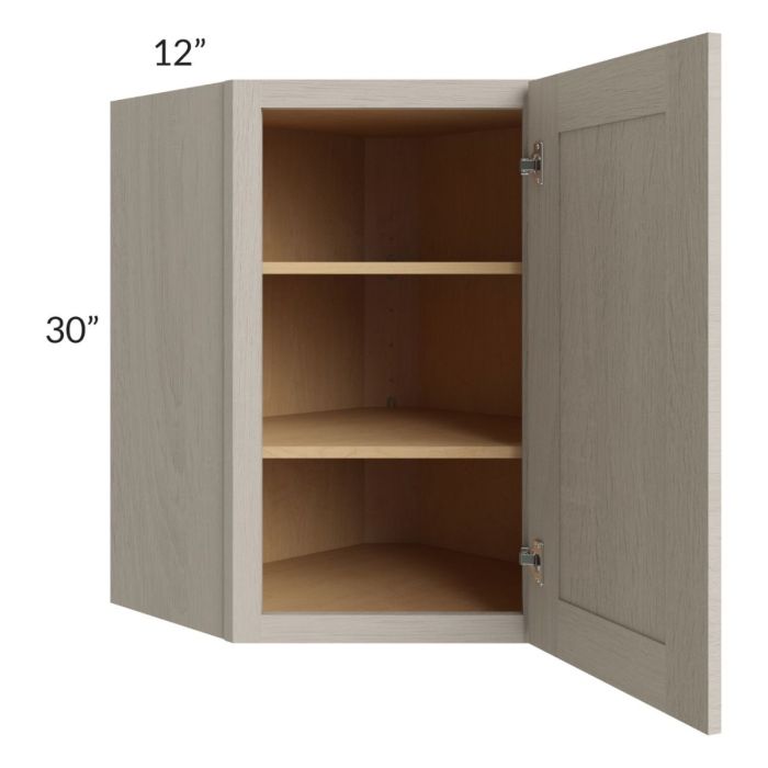 Catalina Mist 24x30 Wall Diagonal Corner Cabinet