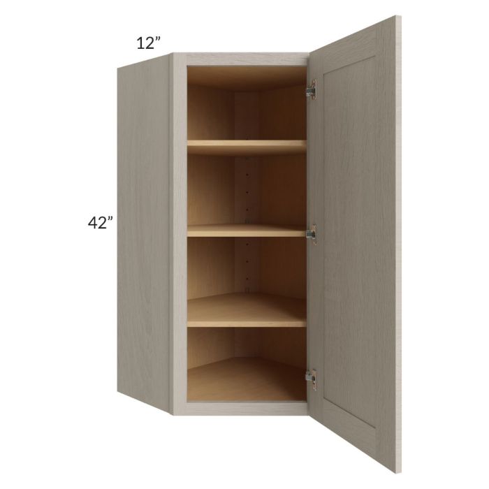 Catalina Mist 24x42 Wall Diagonal Corner Cabinet