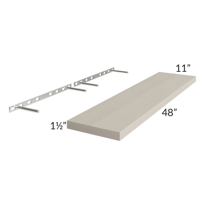 Catalina Mist 48" Floating Shelf