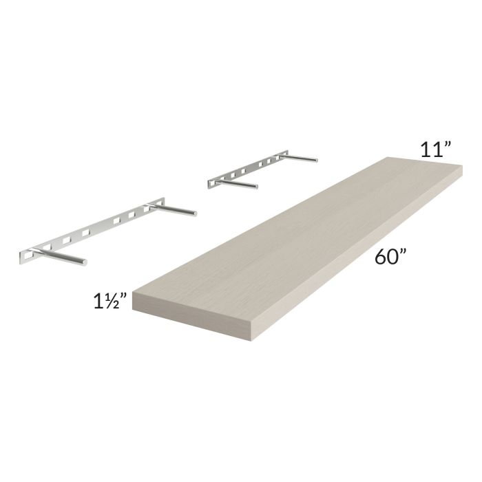 Catalina Mist 60" Floating Shelf