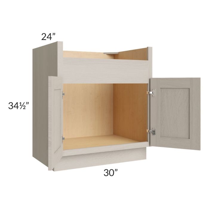 Catalina Mist 30" Farm Sink Base Cabinet