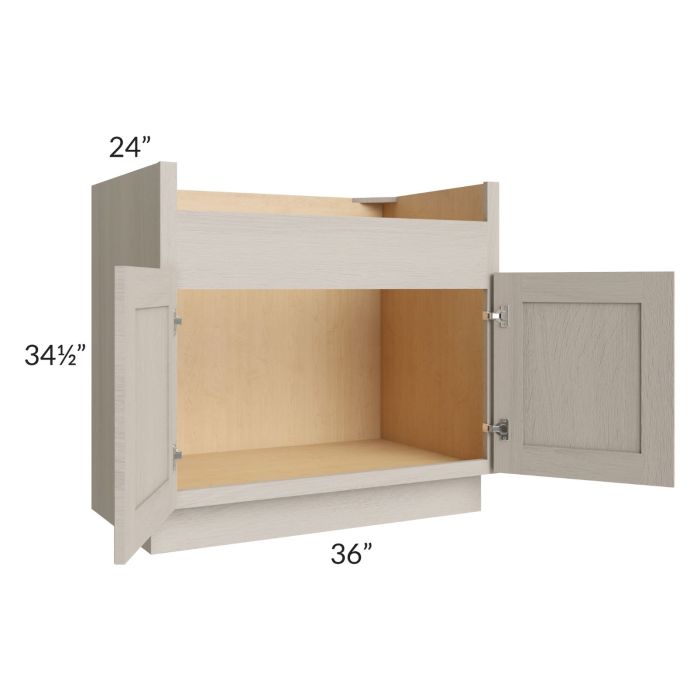 Catalina Mist 36" Farm Sink Base Cabinet
