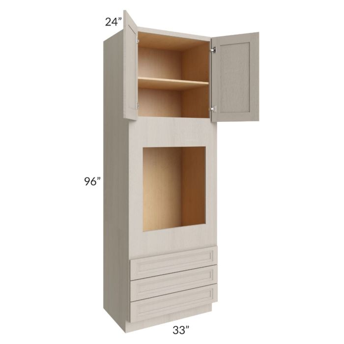 Catalina Mist 33x96x24 Oven Cabinet