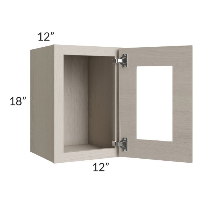 Catalina Mist 12x18 Decorative Wall Cabinet