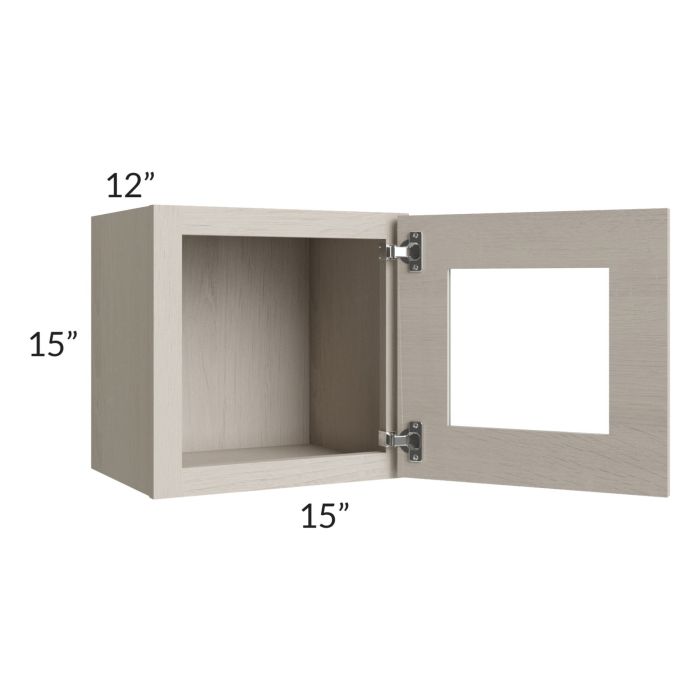 Catalina Mist 15x15 Decorative Wall Cabinet