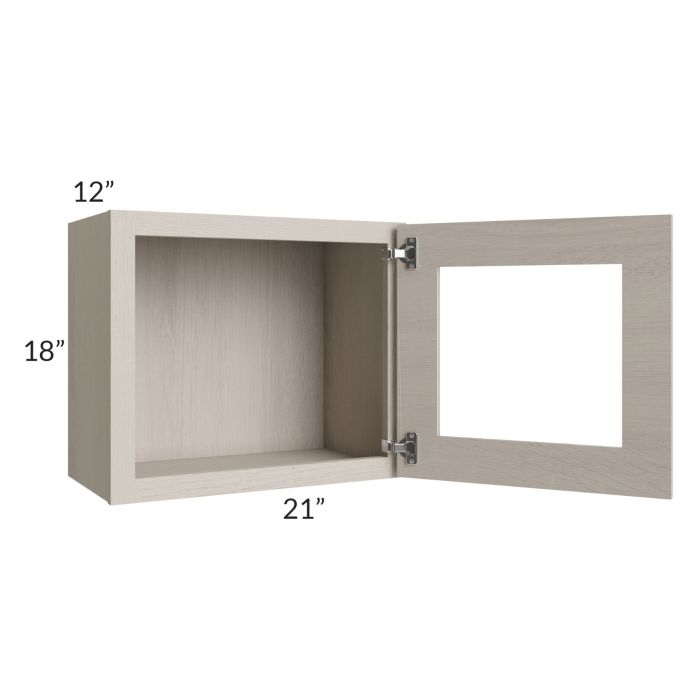 Catalina Mist 21x18 Decorative Wall Cabinet