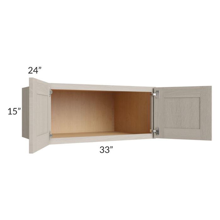 Catalina Mist 33x15x24 Wall Cabinet