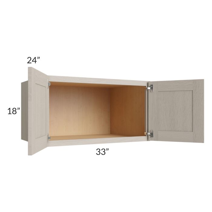 Catalina Mist 33x18x24 Wall Cabinet