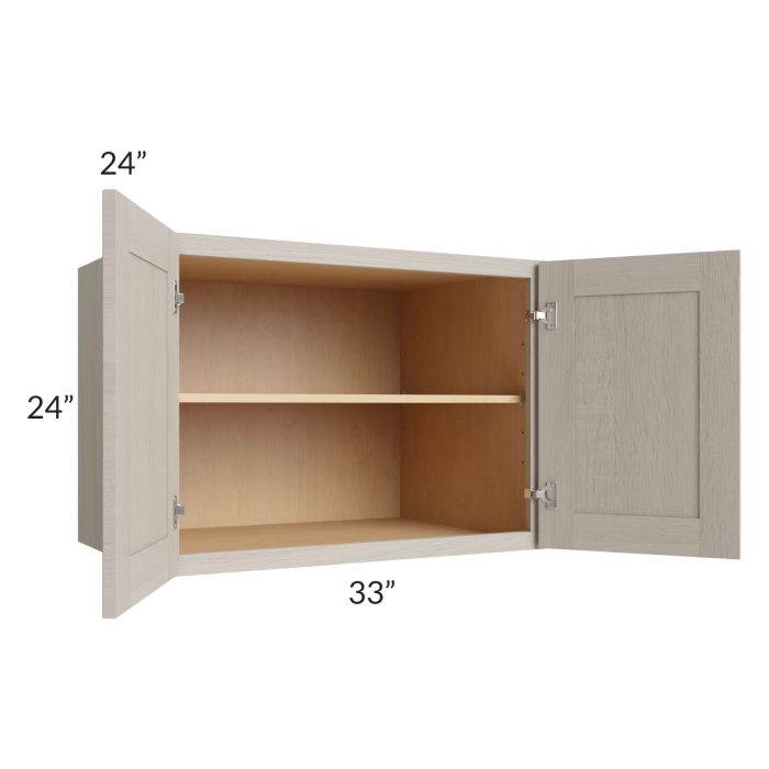 Catalina Mist 33x24x24 Wall Cabinet