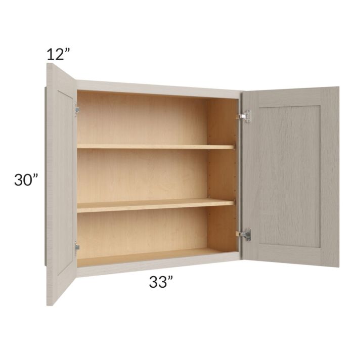 Catalina Mist 33x30 Wall Cabinet