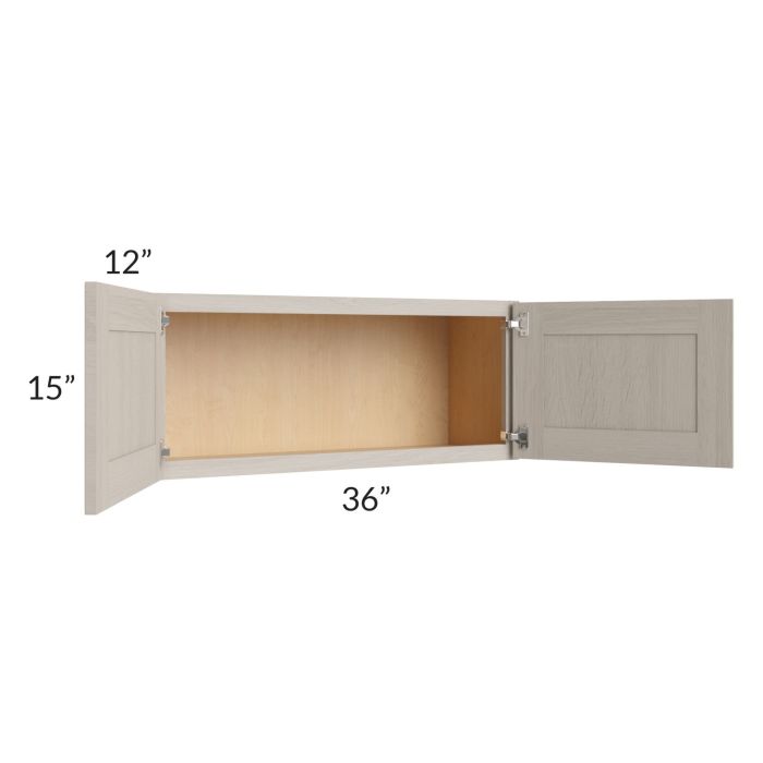 Catalina Mist 36x15 Wall Cabinet