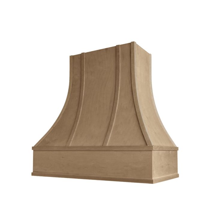 Catalina Toffee Asheville Strapped Curved Hood with Block Molding