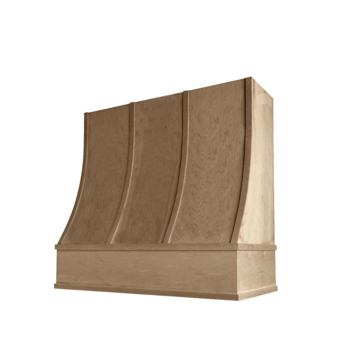 Catalina Toffee Charlotte Strapped Sloped Hood with Block Molding