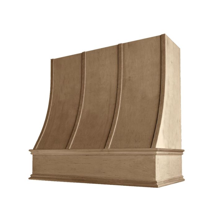 Catalina Toffee Charlotte Strapped Sloped Hood with Classic Molding