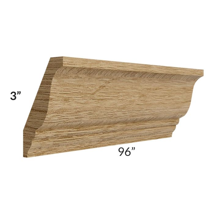 Catalina Toffee 96" Crown Molding (3" Height)