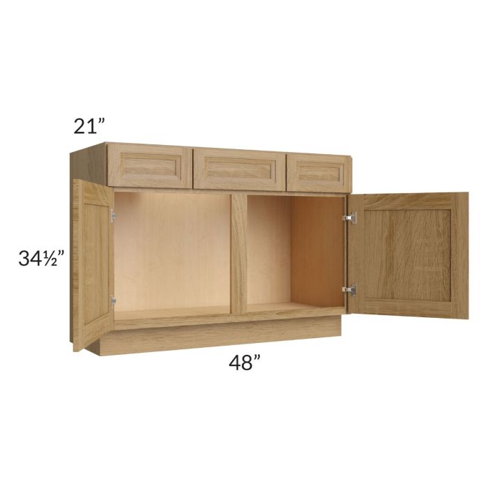 Catalina Toffee 48" Vanity Base Cabinet
