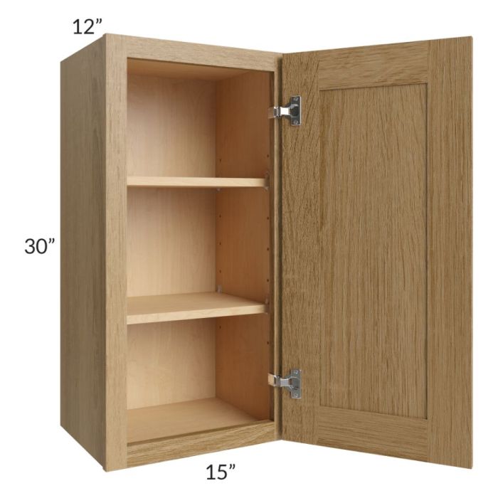 Catalina Toffee 15x30 Wall Cabinet