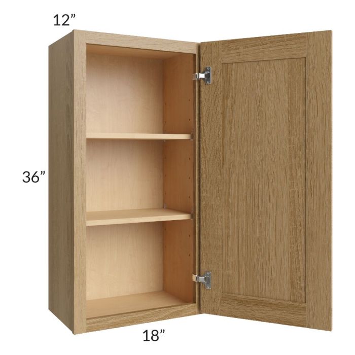 Catalina Toffee 18x36 Wall Cabinet