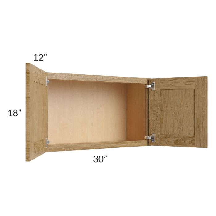 Catalina Toffee 30x18 Wall Cabinet