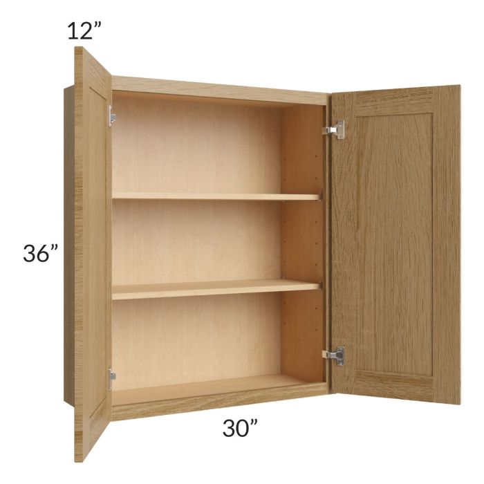Catalina Toffee 30x36 Wall Cabinet